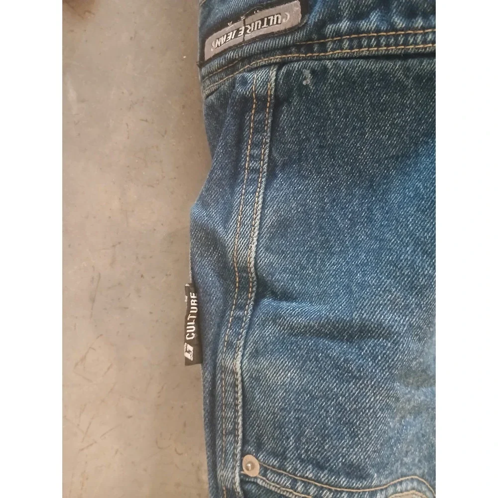 Vintage Y2K Culture Jeans 30x30 Fit 29x28 Baggy Wide Leg Hip Hop Rap - Picture 3 of 13